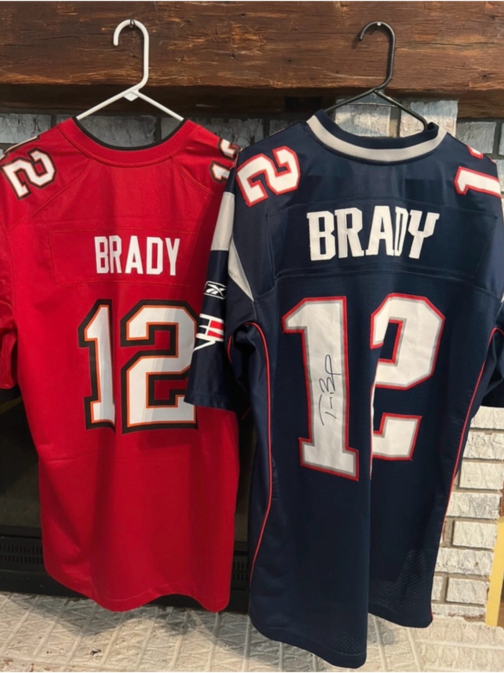 Authentic NFL Tom Brady #12 Jersey w/ Autograph Patriots & Buccaneers